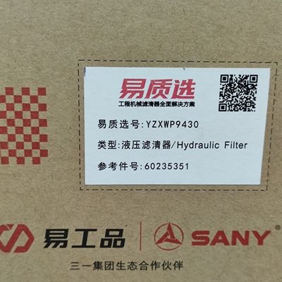 60235351 filtros de aceite hidráulicos SY16/SY18 se aplican a 3TNV70