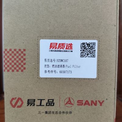 El filtro de combustible de 60307173 Sany SY115/SY125/SY135/SY155/SY200/SY205/SY215/SY215C10/SY245/SY265 se aplica a 4JJ1/4HK1/4M50/D06FR