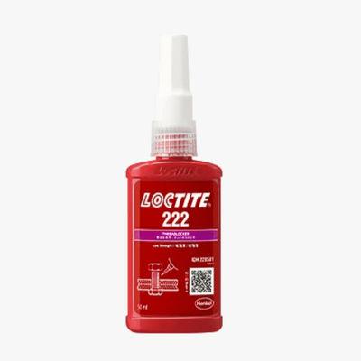 El agente 50ml 250ml de la fijación de tornillo de la fuerza baja del Loctite 222 soporta la temperatura 150℃