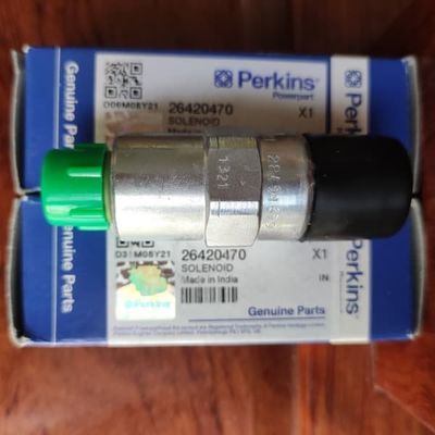 Válvula solenoide Perkins C6.6 C7.1 Flameout 24v 26420470 28491679