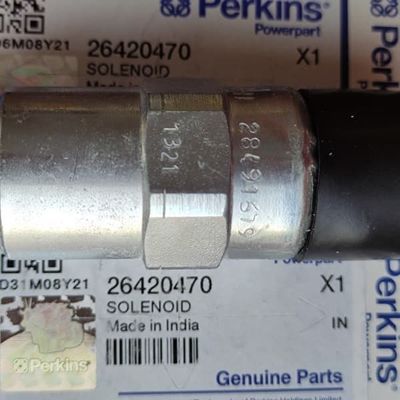 Válvula solenoide Perkins C6.6 C7.1 Flameout 24v 26420470 28491679