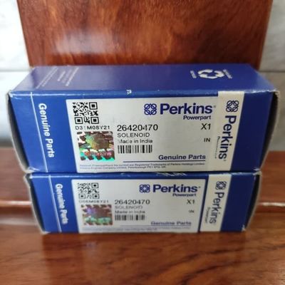 Válvula solenoide Perkins C6.6 C7.1 Flameout 24v 26420470 28491679