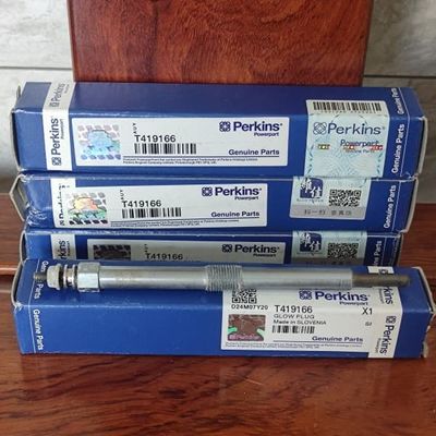 T419166 3054C Perkins Glow Plug Eléctrico 12V Perkins Calentador Plug