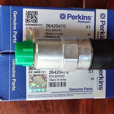 Válvula solenoide Perkins C6.6 C7.1 Flameout 24v 26420470 28491679